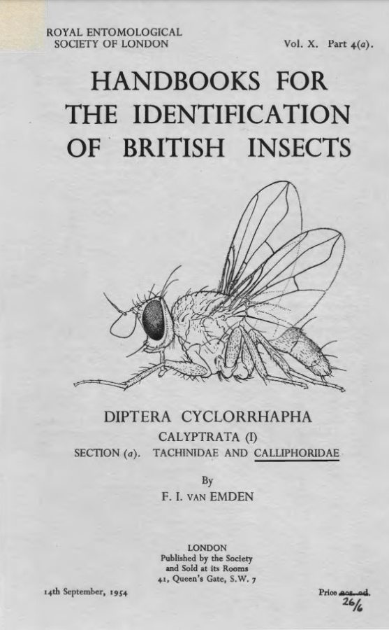 Diptera - Cyclorrhapha. Calyptrata (1) Section (a) Tachinidae and ...